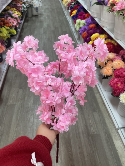 Букет яблоневый цвет 5в 50см.Арт.105/2213   